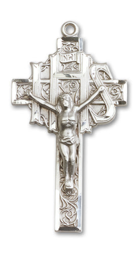 Crucifix Custom Pendant - Sterling Silver