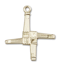 Load image into Gallery viewer, St. Brigid Cross Custom Pendant - Yellow Gold
