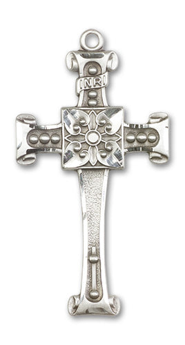 Cross Custom Pendant - Sterling Silver