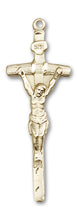 Load image into Gallery viewer, Papal Crucifix Custom Pendant - Yellow Gold
