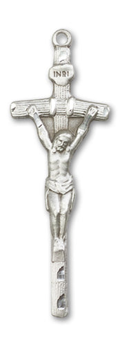 Papal Crucifix Custom Pendant - Sterling Silver