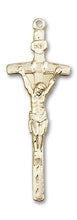 Load image into Gallery viewer, Papal Crucifix Custom Pendant - Yellow Gold
