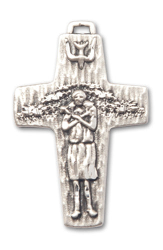 Papal Crucifix Custom Pendant - Sterling Silver