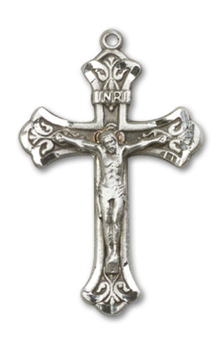 Crucifix Custom Pendant - Sterling Silver