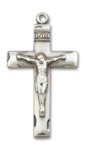 Crucifix Custom Pendant - Sterling Silver