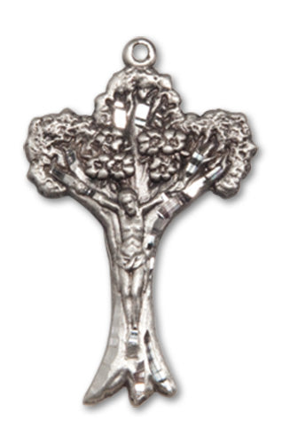 Crucifix Custom Pendant - Sterling Silver