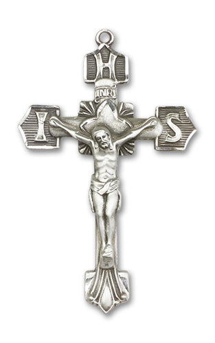 Crucifix Custom Pendant - Sterling Silver