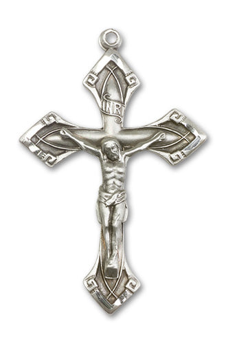 Crucifix Custom Pendant - Sterling Silver