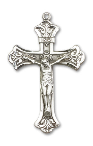 Crucifix Custom Pendant - Sterling Silver