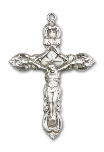 Crucifix Custom Pendant - Sterling Silver