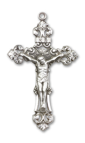 Crucifix Custom Pendant - Sterling Silver