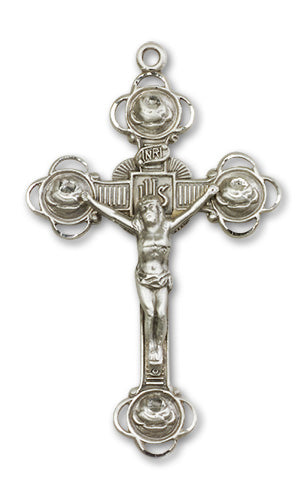 Crucifix Custom Pendant - Sterling Silver