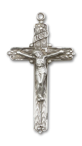 Crucifix Custom Pendant - Sterling Silver