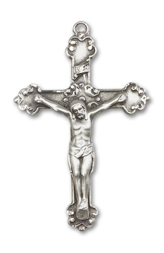 Crucifix Custom Pendant - Sterling Silver