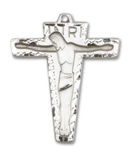 Load image into Gallery viewer, Primative Crucifix Custom Pendant - Sterling Silver
