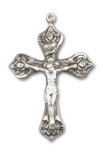 Crucifix Custom Pendant - Sterling Silver