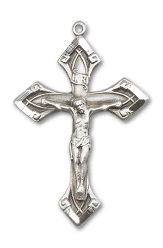 Crucifix Custom Pendant - Sterling Silver