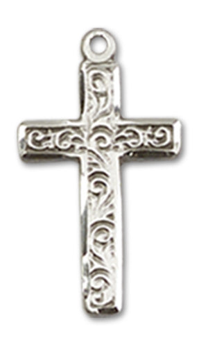 Cross Custom Pendant - Sterling Silver