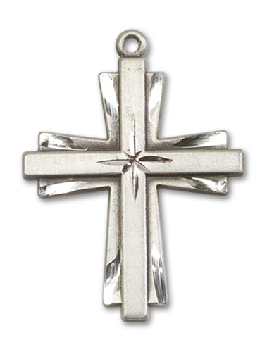 Cross Custom Pendant - Sterling Silver