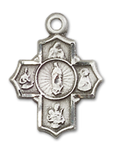 5-Way Cross / Motherhood Custom Pendant - Sterling Silver