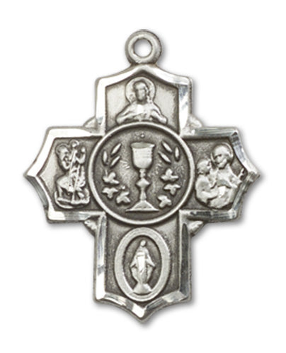 Millennium Crucifix Custom Pendant - Sterling Silver