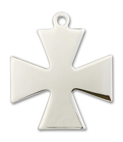 Surfer Cross Custom Pendant - Sterling Silver