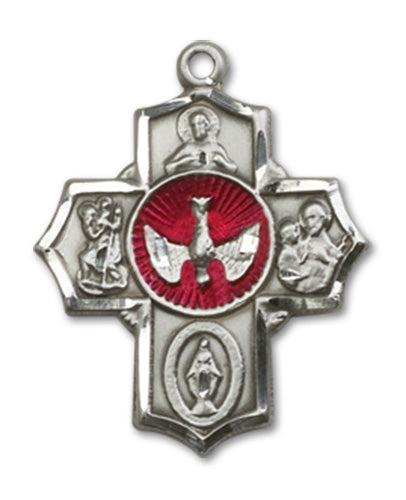 5-Way Cross Custom Pendant - Sterling Silver