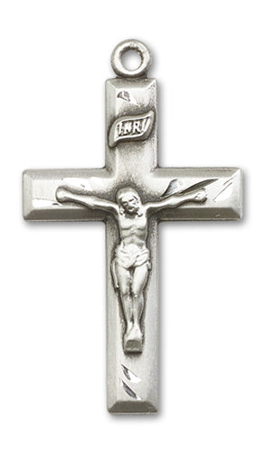 Crucifix Custom Pendant - Sterling Silver