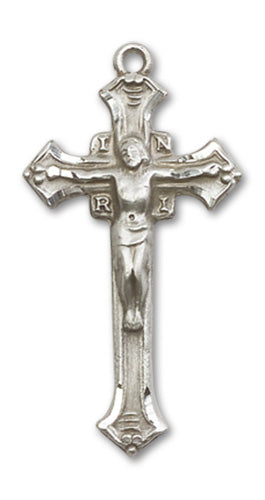 Crucifix Custom Pendant - Sterling Silver