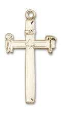 Load image into Gallery viewer, Carpenter Cross Custom Pendant - Yellow Gold
