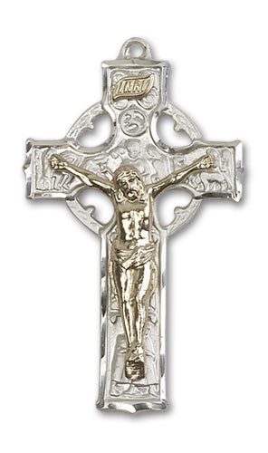 Celtic Crucifix Custom Pendant - Sterling Silver