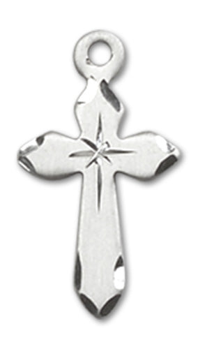 Cross Custom Pendant - Sterling Silver