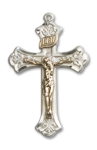 Crucifix Custom Pendant - Sterling Silver