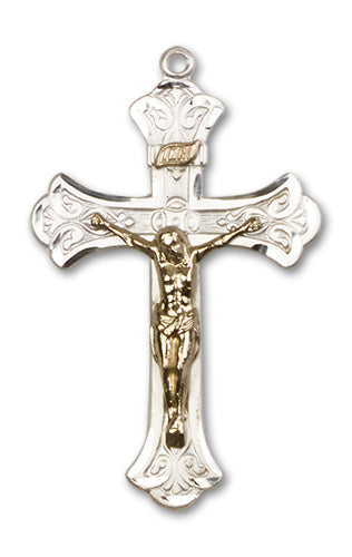Crucifix Custom Pendant - Sterling Silver