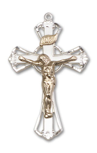 Crucifix Custom Pendant - Sterling Silver