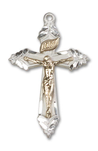 Crucifix Custom Pendant - Sterling Silver