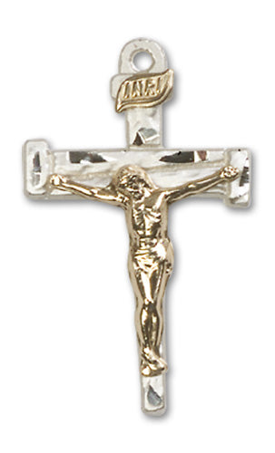 Nail Crucifix Custom Pendant - Sterling Silver