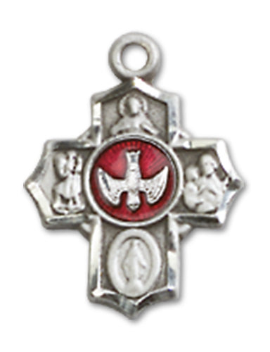 5-Way Cross Custom Pendant - Sterling Silver