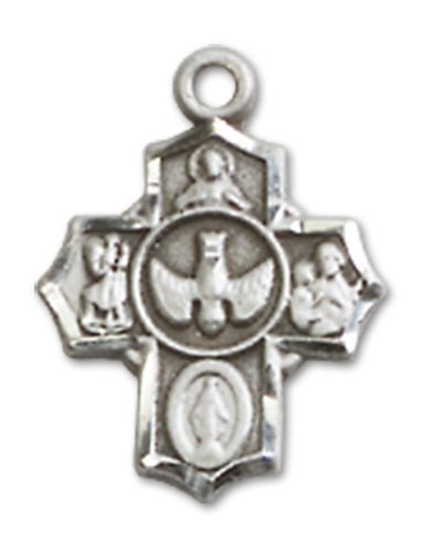 5-Way Cross Custom Pendant - Sterling Silver