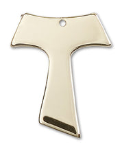Load image into Gallery viewer, Tau Cross Custom Pendant - Yellow Gold
