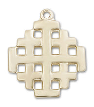 Load image into Gallery viewer, Jerusalem Cross Custom Pendant - Yellow Gold

