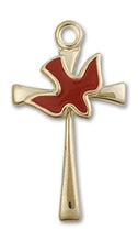 Load image into Gallery viewer, Cross / Holy Spirit Custom Pendant - Yellow Gold
