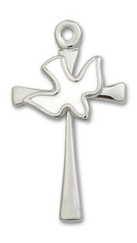 Cross / Holy Spirit Custom Pendant - Sterling Silver