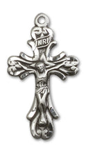 Load image into Gallery viewer, Crucifix Custom Pendant - Sterling Silver
