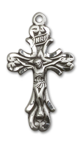 Crucifix Custom Pendant - Sterling Silver