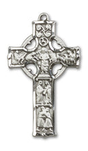Load image into Gallery viewer, Celtic Cross Custom Pendant - Sterling Silver
