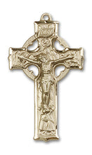Load image into Gallery viewer, Celtic Crucifix Custom Pendant - Yellow Gold
