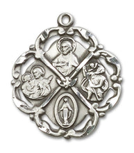 Load image into Gallery viewer, 5-Way Cross Custom Pendant - Sterling Silver
