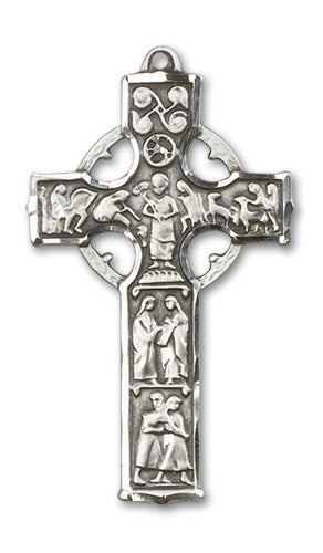 Celtic Cross Custom Pendant - Sterling Silver