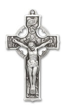 Load image into Gallery viewer, Celtic Crucifix Custom Pendant - Sterling Silver
